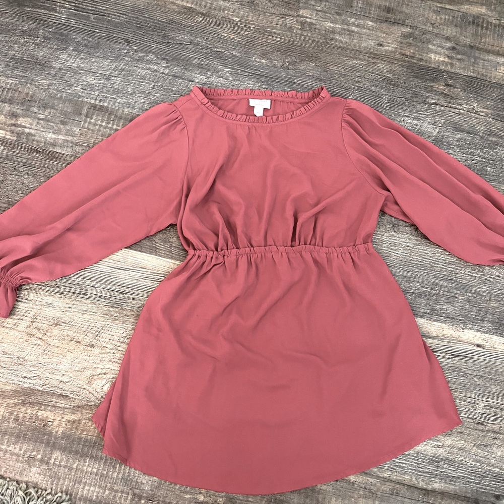Maternity Long Sleeve BabyDoll Top